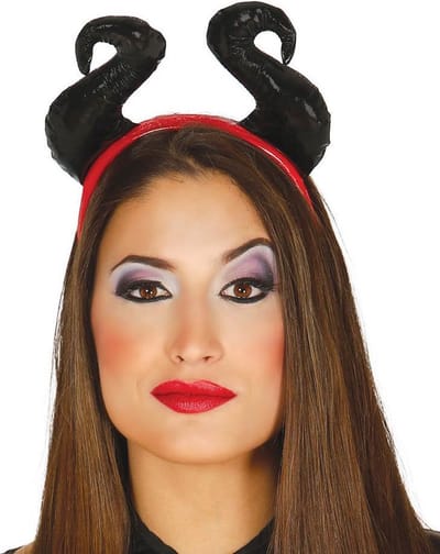 diadeem - duivelshoorns zwart - Maleficent