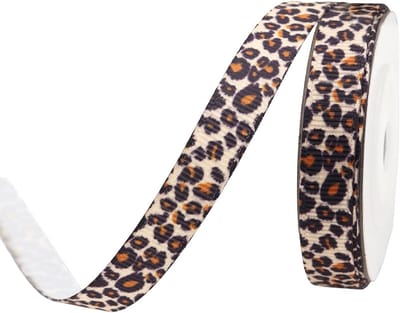 Leopard Print Cadeauband voor Decoratieve Verpakking, DIY Projecten en Creatieve Cadeaus (4.5m)