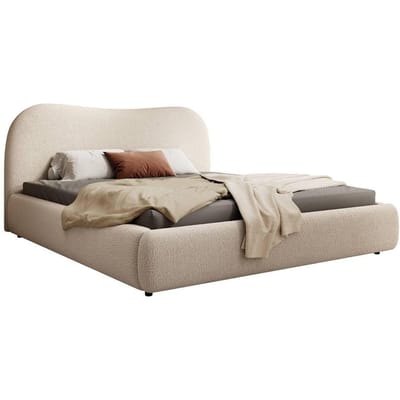 Bedframe Sombala bouclé 140 x 200 cm | NADUVI Collection