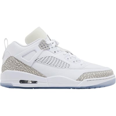 Jordan Spizike Low Wit Metallic Zilver Nauwelijks Blauw Neutraal Grijs 47 white