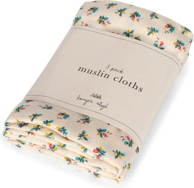 * Konges Sløjd 3 Pack Muslin Cloth Gots | Fleur Coloré