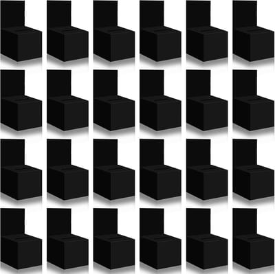 Loterij dozen - Stembus donatie - Evenementen organiseren - Eenvoudig te monteren - 24 stuks 6x6x6 inch - Karton