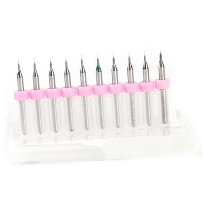 Dailygoods - Metaal Boren Set - Precisie en Kwaliteit - 10-delig - Perfect voor PCB - Duurzaam en Betrouwbaar - Gereedschap - Voor Professioneel Gebruik
