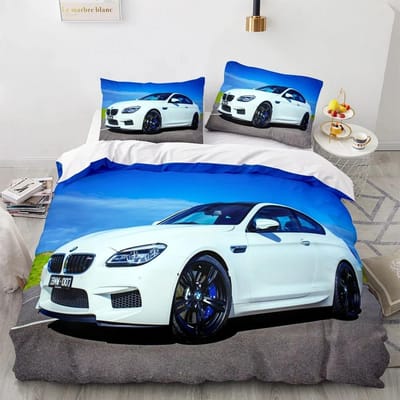 Sportwagen Racen Beddengoed Collectie Enkel Tweepersoons Volledig Queen King Size Suv Vrachtwagen Bed Collectie Volwassen Kinderen Slaapkamer Dekbedovertrek Collecties Mannen Jongen Cadeau US Twin 172x218cm