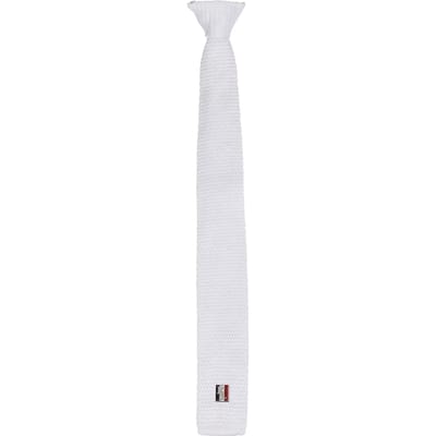 Kingsland - Stropdas - Heren - met Clip - Wit - Onesize