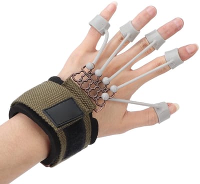 MTTproducts - Vingertrainer - Handversterker - Verbeter gripkracht - 20Lb/40Lb - Vingerweerstandsband - Geschikt voor artritis - Handyoga-uitrusting