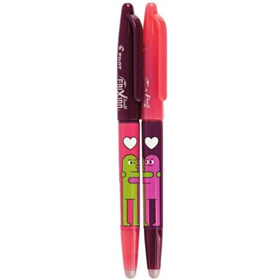 PILOT gel rollerpen FRIXION BALL Friends, blauw, 0,35 mm, 2 stuks