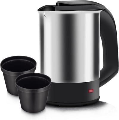 Allecto - Mini Waterkoker - Draagbare Kettle - 1000W Hoge Vermogen - 0.5L Capaciteit - Ideaal voor Reizen - Compact en Lichtgewicht - Geschikt vo