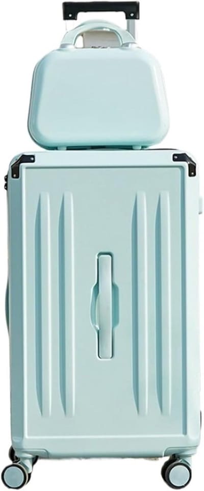 Reiskoffer Bagageset - Bagage Koffer - Zakenreizen Reizen - Lichtgewicht Krasbestendig - 2-delig 26 inch - Zwart
