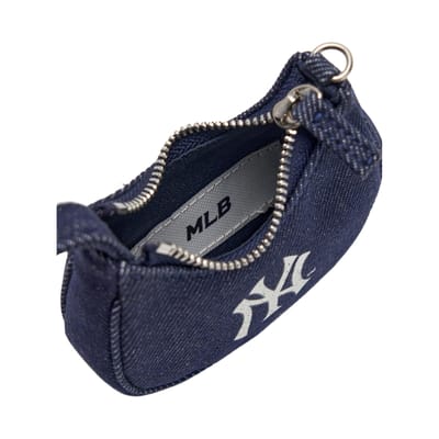MLB New York Yankees Mode Katoen Polyester Mini Portemonnee Unisex Portemonnees Marineblauw 3APOB016N-50NYS Basic Set (Bag)