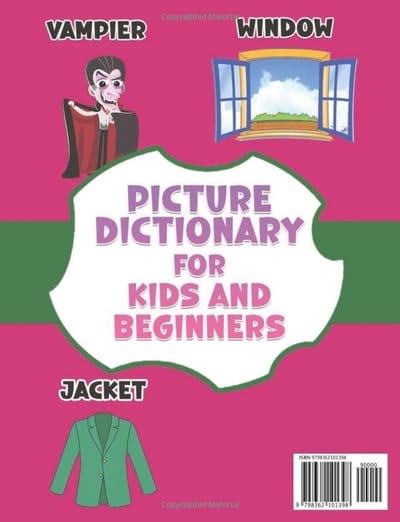 Woordenboek Kinderen - Engels Leren - Woordenschat Opbouwen - 1000+ Illustraties - 91 Pagina's - Kleurrijk