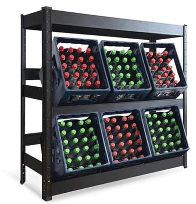 Drankkrat met Opbergruimte voor 6 Kratten - 110 x 110 x 30 cm
