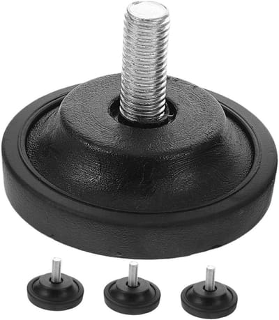 Apparatuur Voetstukken - Trillingsdempers Stabilisatoren - Apparatuur Stabiliseren - Verstelbaar Anti-slip - 4 Stuks - Zwart