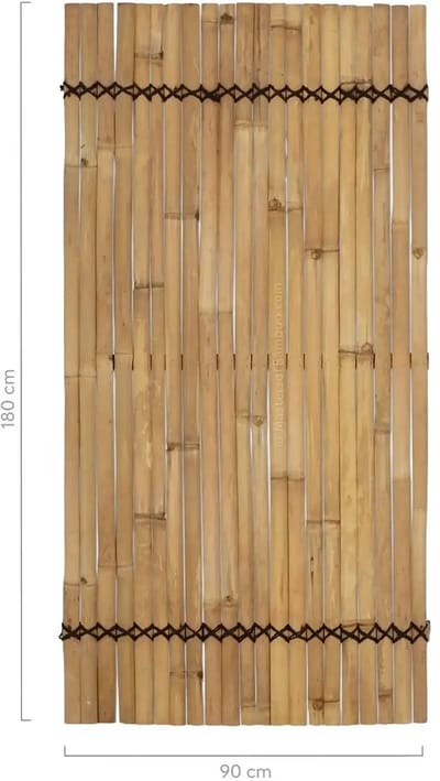 Masters of Bamboo® Bamboe Schutting Budget - 90 x 180 cm - Naturel - Tuinscherm / Bamboe scherm