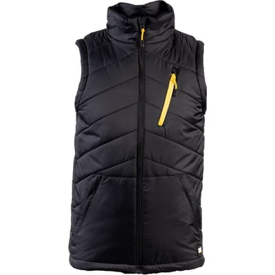 Caterpillar Essentials Body Warmer Heren Zwarte Gilets