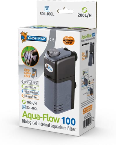 SuperFish AquaFlow Dual Action 100 - Aquariumfilter - 200 L/H
