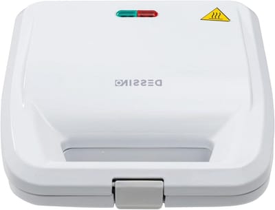 Sandwich Toaster - Panini Maker - Snacks Maken - 2-in-1 Platen - 25x25 cm - Wit