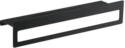 Handdoekrek 43 cm mat zwart