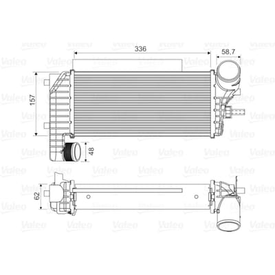 Intercooler VALEO 818604