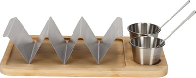 JENS LIVING - Streetfood serveerset - 6-delig - 28 x 6 x 16 cm