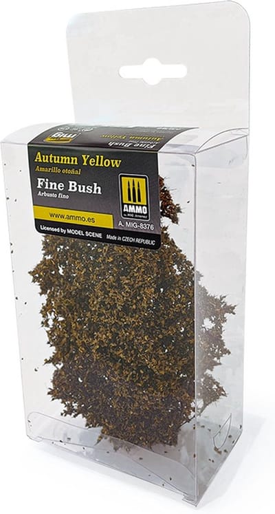 AMMO by Mig Jimenez Modelbouwdecoratie - MIG 8376 Fine Bush - Autumn Yellow Vegetation Kunstgroen