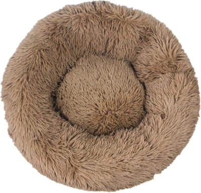 Topmast Fluffy Donut - Dierenmand - Donut Hondenmand - Camel - 100 cm - AKTIE