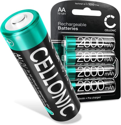 Oplaadbare AA Batterijen - Mignon HR6 - Apparaten Voeden - Voorgeladen Direct Gebruik - 2600 mAh
