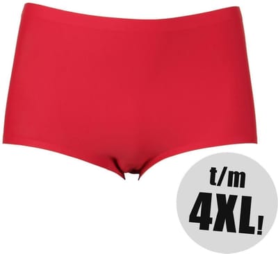RJ P.C. Invisible L. Taille Slip Donkerrood 3XL