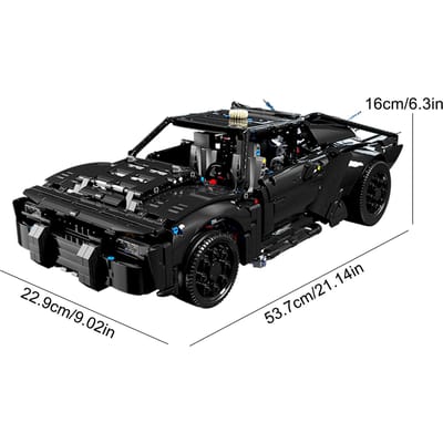 1828 STUKS Super Raceauto Bouwstenen Stenen Stadsvoertuig Creatieve Bureauversiering Cadeaus black