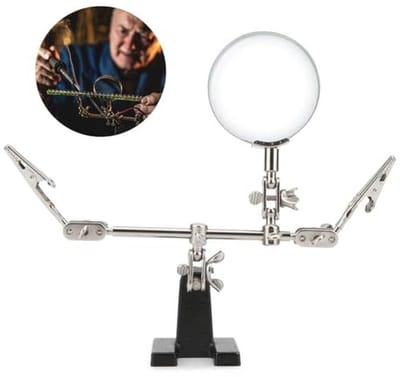 Verstelbare Helpen Hand Tool met Vergrootglas voor Hobby en Solderen