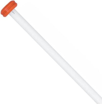 Vlaggenstok Aluminium Wit - 200cm - Voor Nederlandse Vlag - Inclusief Oranje Dop