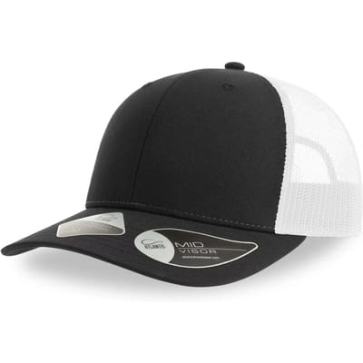 Atlantis Headwear Bryce Cap AT106 - Black/White - One size