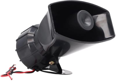 Alarmsirene Luidspreker - Beveiligingsalarm Hoorn - Inbraak Waarschuwing - 130 DB Hoog Volume - 60W Vermogen