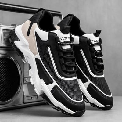 Herensportschoenen Herfst Nieuw Laag uitgesneden Vliegend Weefsel Ademend Herenschoenen Casual Trend Hardloopschoenen Herenschoenen 44
