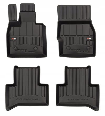 FROGUM 3D - Automatten Set - Perfecte Pasvorm - Geurloos TPE - Hoge 6cm Rand