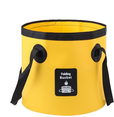 Opvouwbare Emmer 20L – Waterdicht & Duurzaam – PVC Opvouwbare Wateremmer voor Camping, Reizen & Tuin