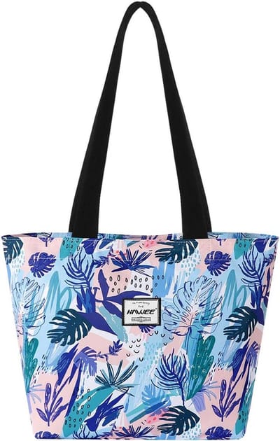 Grote Waterdichte Shopper Tas Dames met Rits - Schoudertas voor Werk School Reizen Strand