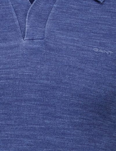 Gant poloshirt korte mouw blauw