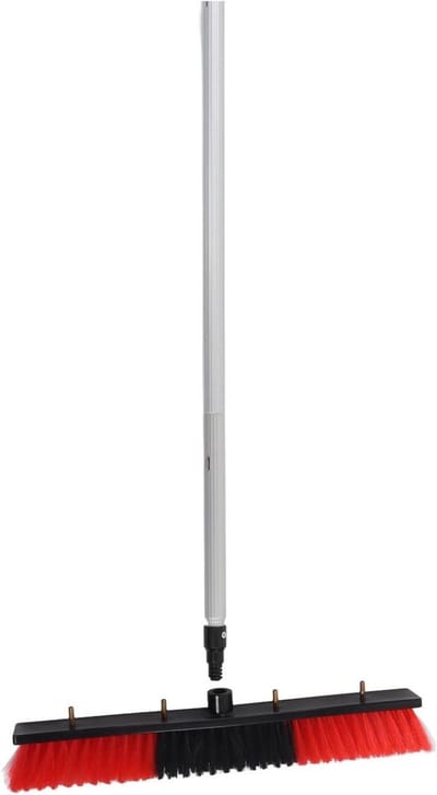 Wateraangedreven borstelset - Reinigingsstangen - Ramen Zonnepanelen Schoonmaken - Lichtgewicht titaniumlegering - 102 cm lengte - Niet gespecificeerd