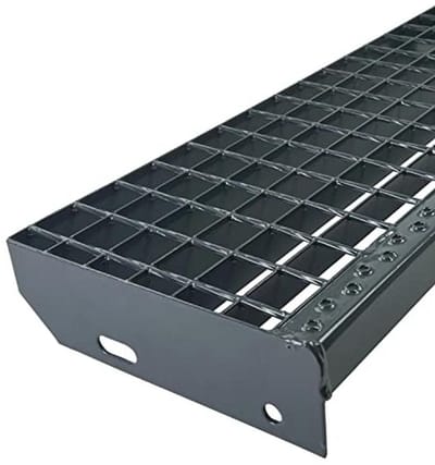 Verzinkt en antraciet gepoedercoat roosterroosterstand 600 x 240 mm - maaswijdte 30 mm, slipweerstand R11