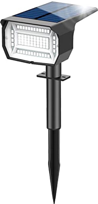 Zonnelamp voor Buiten met 72 LEDs, Waterdicht en 3 Modi, Ideaal voor Tuin, Veranda en Oprit