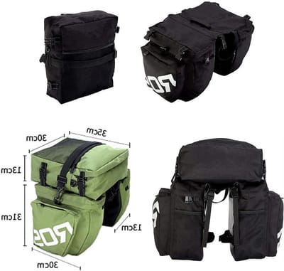 Duurzame 37L Waterdichte Fietstas voor Mountainbike met Afneembare Schouderriem en Reflecterende Details, Ideaal voor Fietstochten en Boodschappen