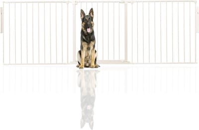 Bettacare Hondenhek Meerdere Panelen, Tot 226cm Breed, Wit, 70cm H
