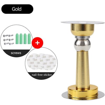 NAIERDI RVS Deurstopper Badkamer Magnetische Deurstop Zware Uitvoering Vloer Wandmontage Winddichte Deurhouder Beslag