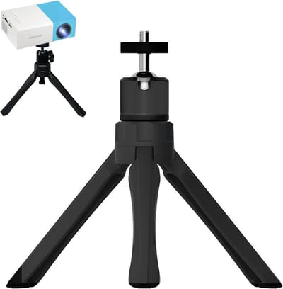 Mini Projector Statief - Camera Houder - Stabiele Opnames - 360 Graden Verstelbaar - 20 Centimeter Hoog - Zwart