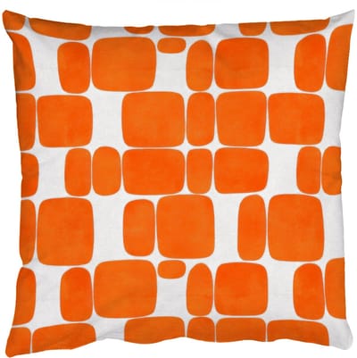 Sierkussens - Kussentjes Woonkamer - 50x50 cm - Patroon - Retro - Oranje
