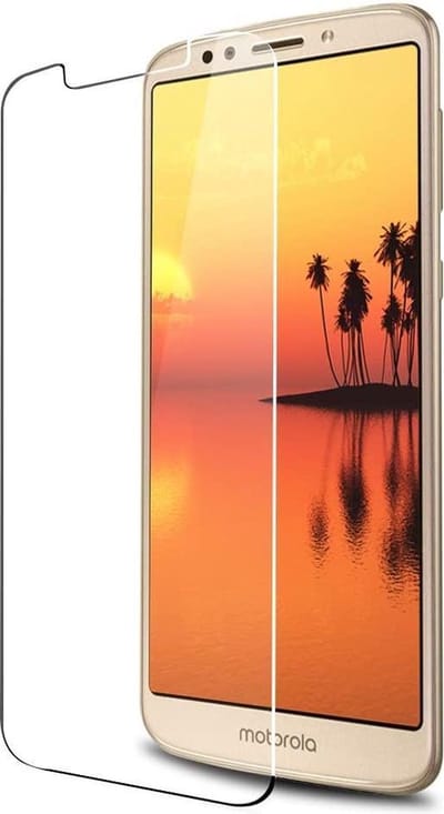 2 Stuks Screenprotector Tempered Glass Glazen Gehard Screen Protector 2.5D 9H (0.3mm) - Geschikt Voor: Motorola Moto G6 Play