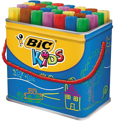 BIC Decoralo Jumbo Markers, lijndikte 4 mm, diverse kleuren, 30 stukje