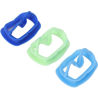 3 stuks Voedselkwaliteit Siliconen Wangspreider Tandheelkundige Mondopener Orthodontische Mondopener beige
