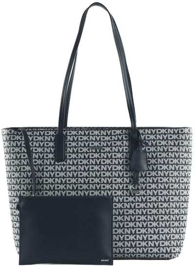 DKNY schoudertas shopper Saige Tote Bag Midnight donkerblauw